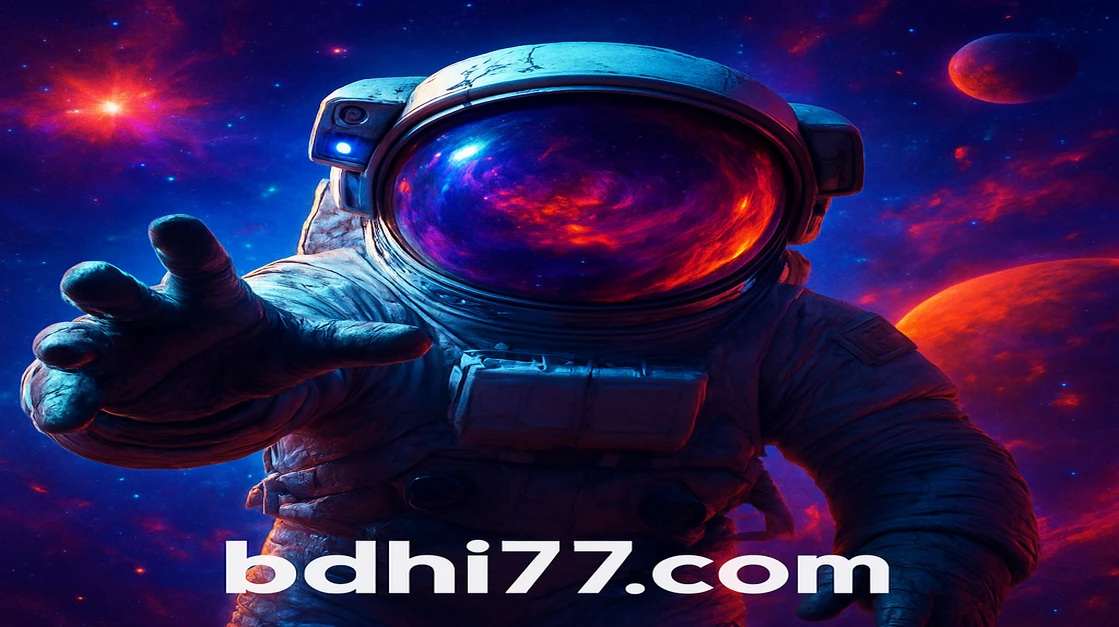 hi77 এ স্পেসম্যান গেমের মাধ্যমে মহাজাগতিক যাত্রা শুরু করুন। এক নভোচারী একটি রঙিন গ্যালাক্সিতে ভাসছে, নক্ষত্র ও গ্রহগুলোর মাঝে একটি সাহসিক অভিযানের জন্য প্রস্তুত।